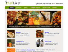 Tablet Screenshot of cheflizet.com